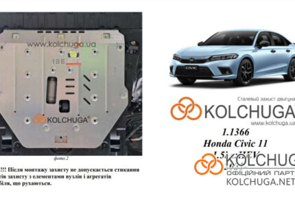 Ochranný kryt motora Honda Civic 11 rok od 2021